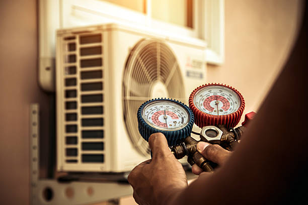 Professional Hvac technician working in Big Bend, WI